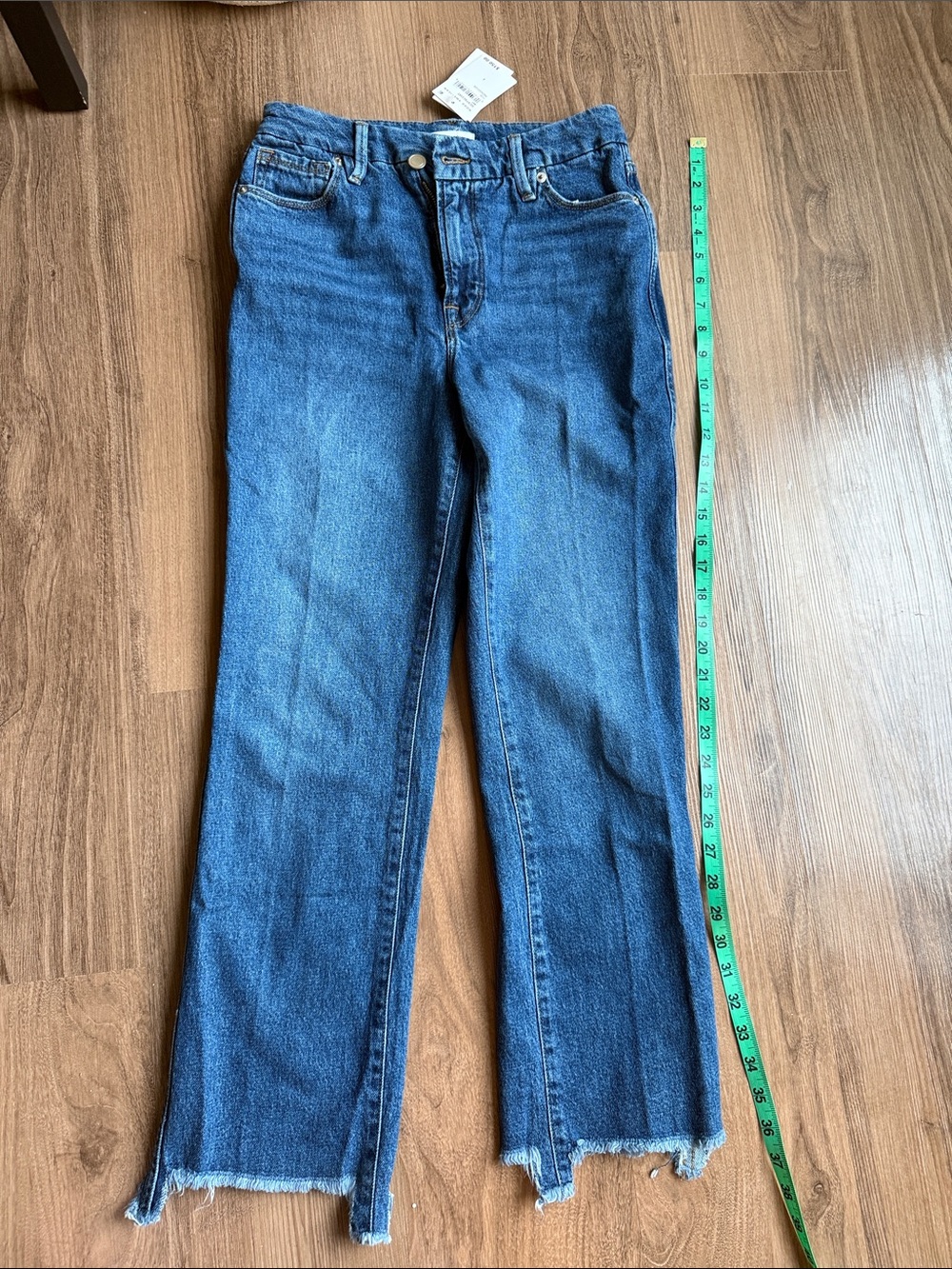 NWT Good American Good Curve Straight Leg Jeans 2/26
